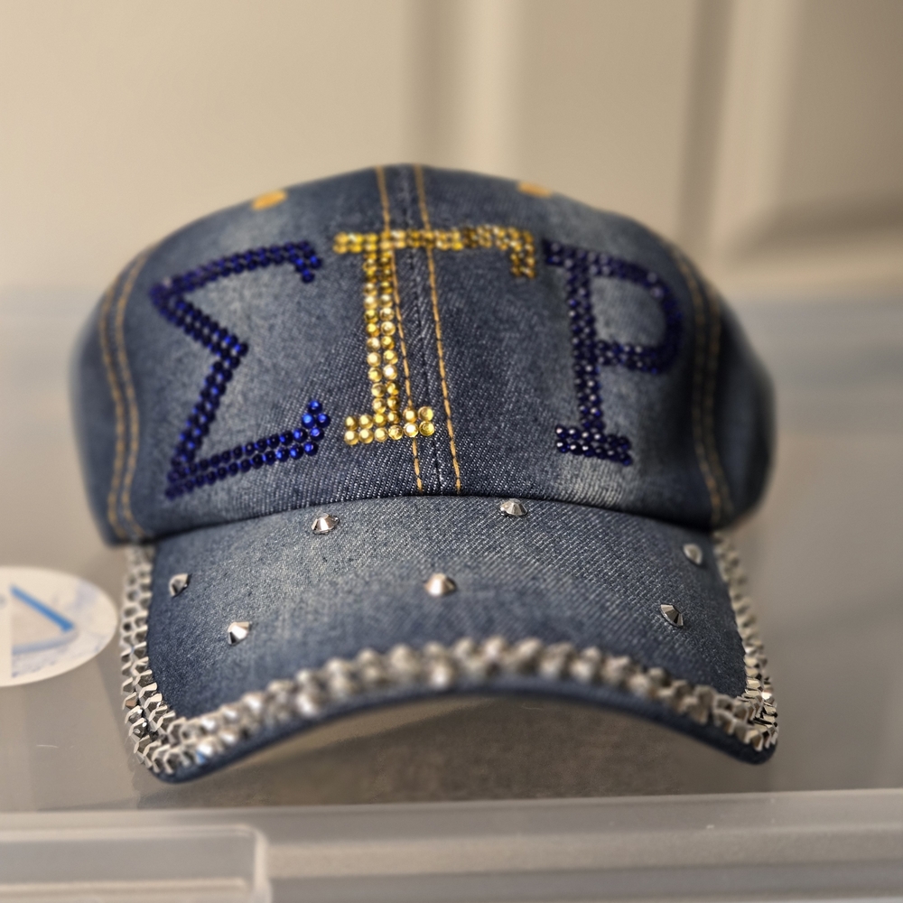 Sigam Gamma Rho Sorority Denim CAP - Picture 3 of 11